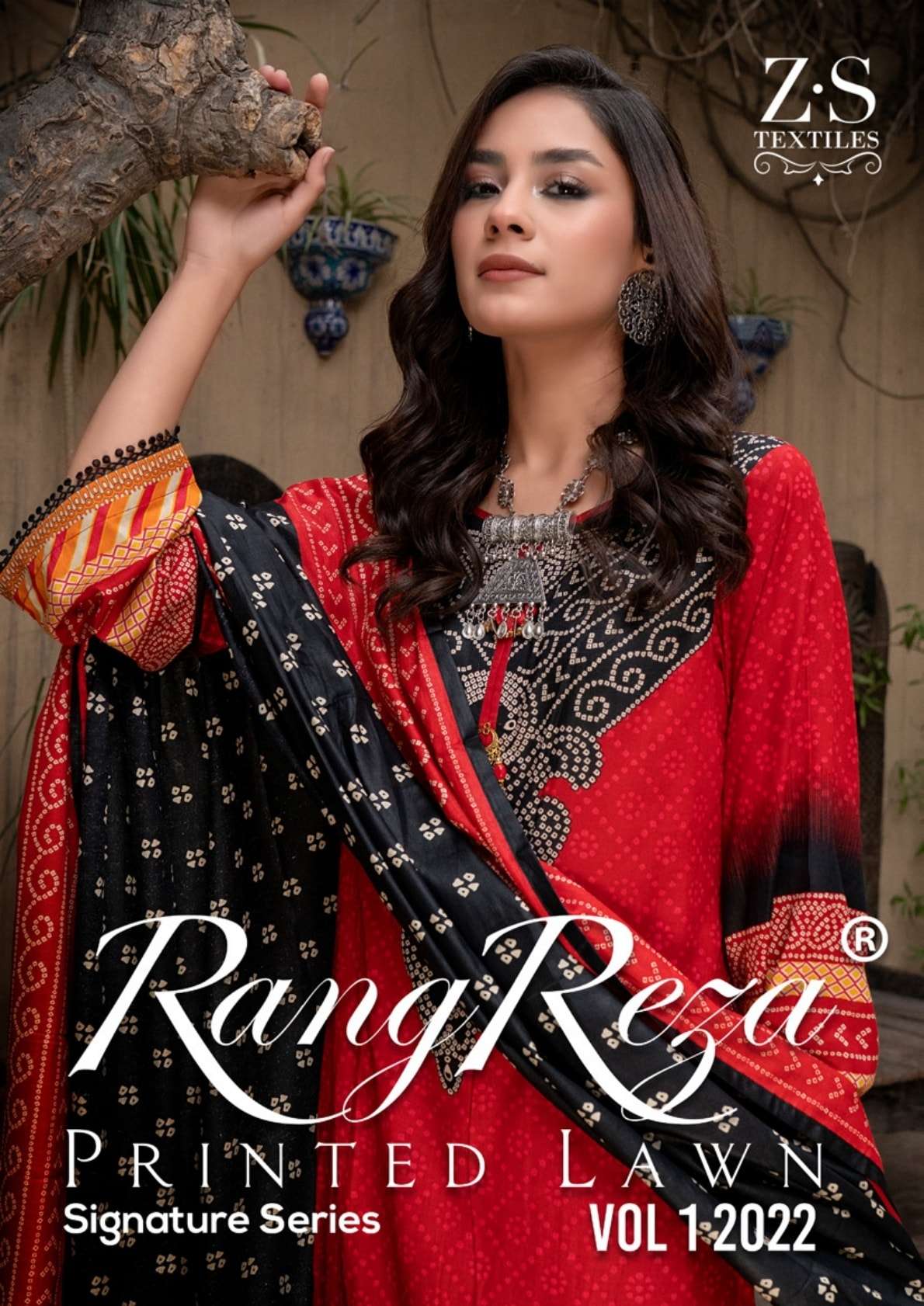 RANGREZA PRINTED LAWN COLLECTION 2022 VOL 1 BY ZS TEXTILE